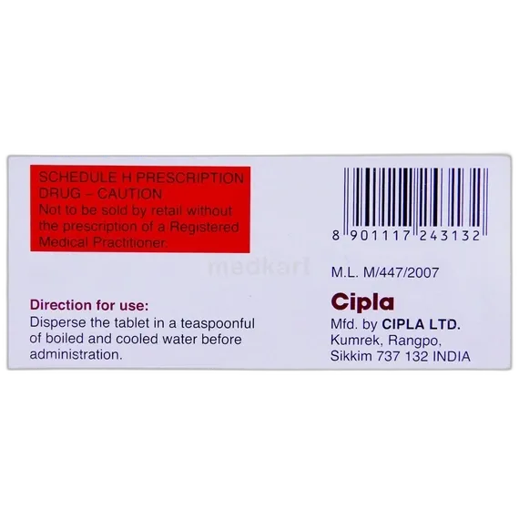 lametec 100mg dt tablet 10's